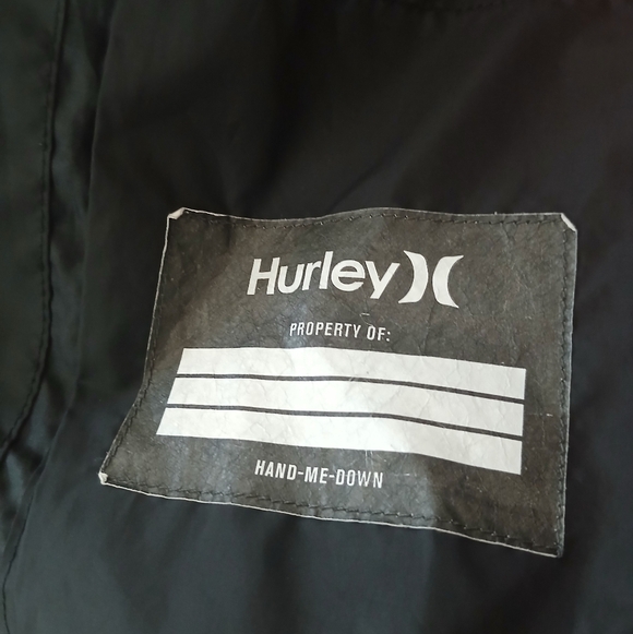 Hurley Boys Jacket Size M Puffer Jacket Hoodie Camo Camouflage Long Sleeve..Fl - Picture 6 of 9